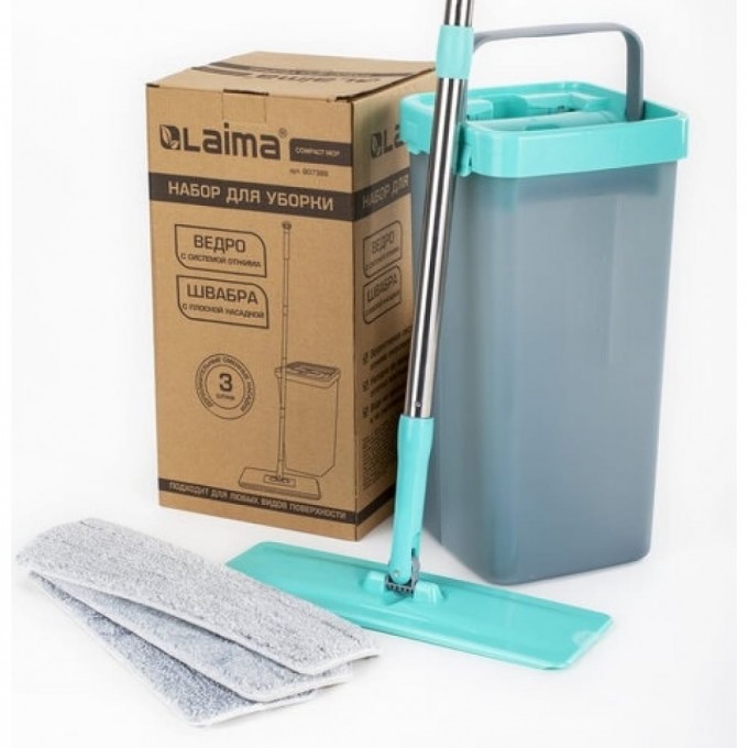 Швабра ЛАЙМА LAIMA COMPACT MOP 607389